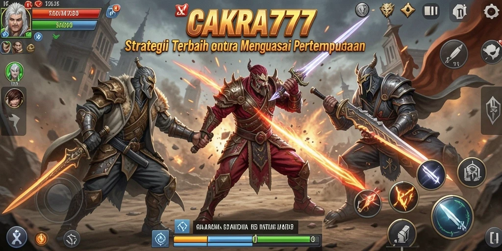 Tampilan screenshot utama CAKRA777 menampilkan aksi pertempuran strategi yang mendebarkan.
