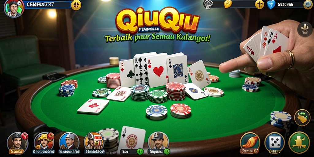 Gameplay QiuQiu yang seru dan interaktif di CEMARA777.
