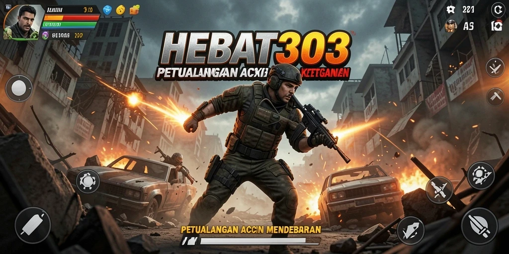 Tampilan gameplay HEBAT303 yang seru dan intens.