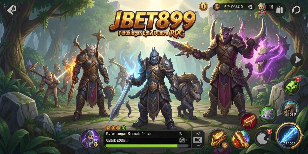 Screenshot menampilkan seru dan dinamisnya gameplay RPG IBET899.