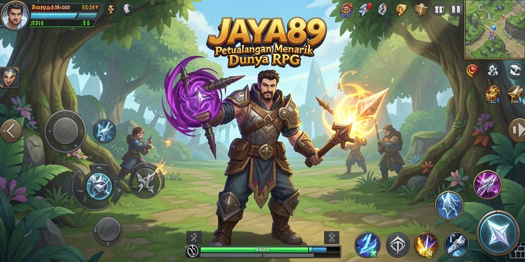 Tampilan permainan RPG yang menarik dalam JAYA89.