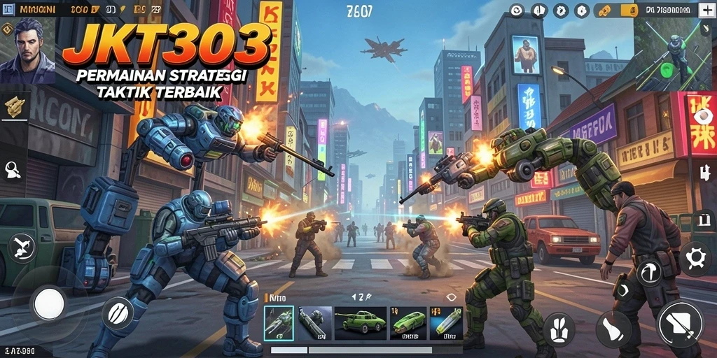 Tampilan dinamis gameplay SLG JKT303.