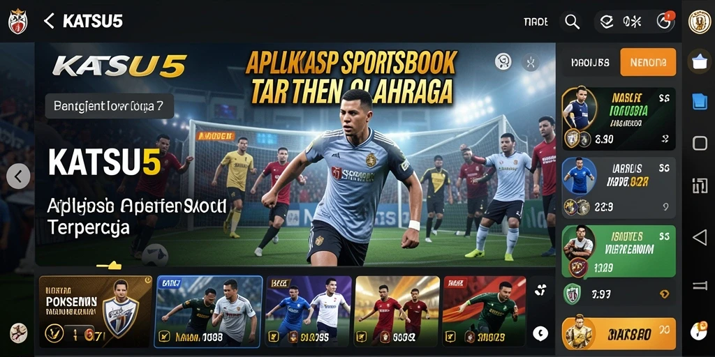 Tampilan gameplay yang menarik dalam KATSU5 untuk taruhan olahraga.