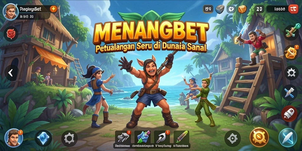 Screenshot dari gameplay MENANGBET menampilkan aksi petualangan seru.