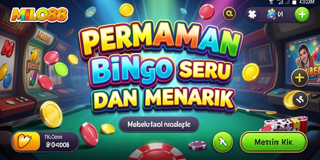 Tampilan menarik dari gameplay Bingo di MILO88.