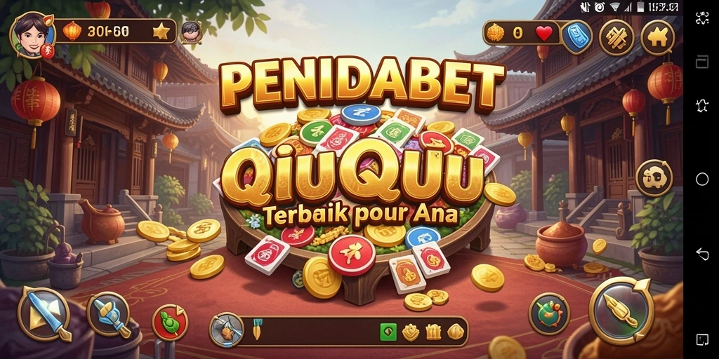 Tampilan gameplay QiuQiu yang menarik dan mengasyikkan.